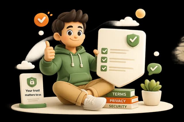 Illustration representing Chal Bhaee's terms of service
