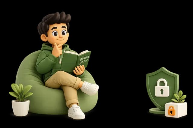 Illustration representing Chal Bhaee's privacy policy and data protection practices